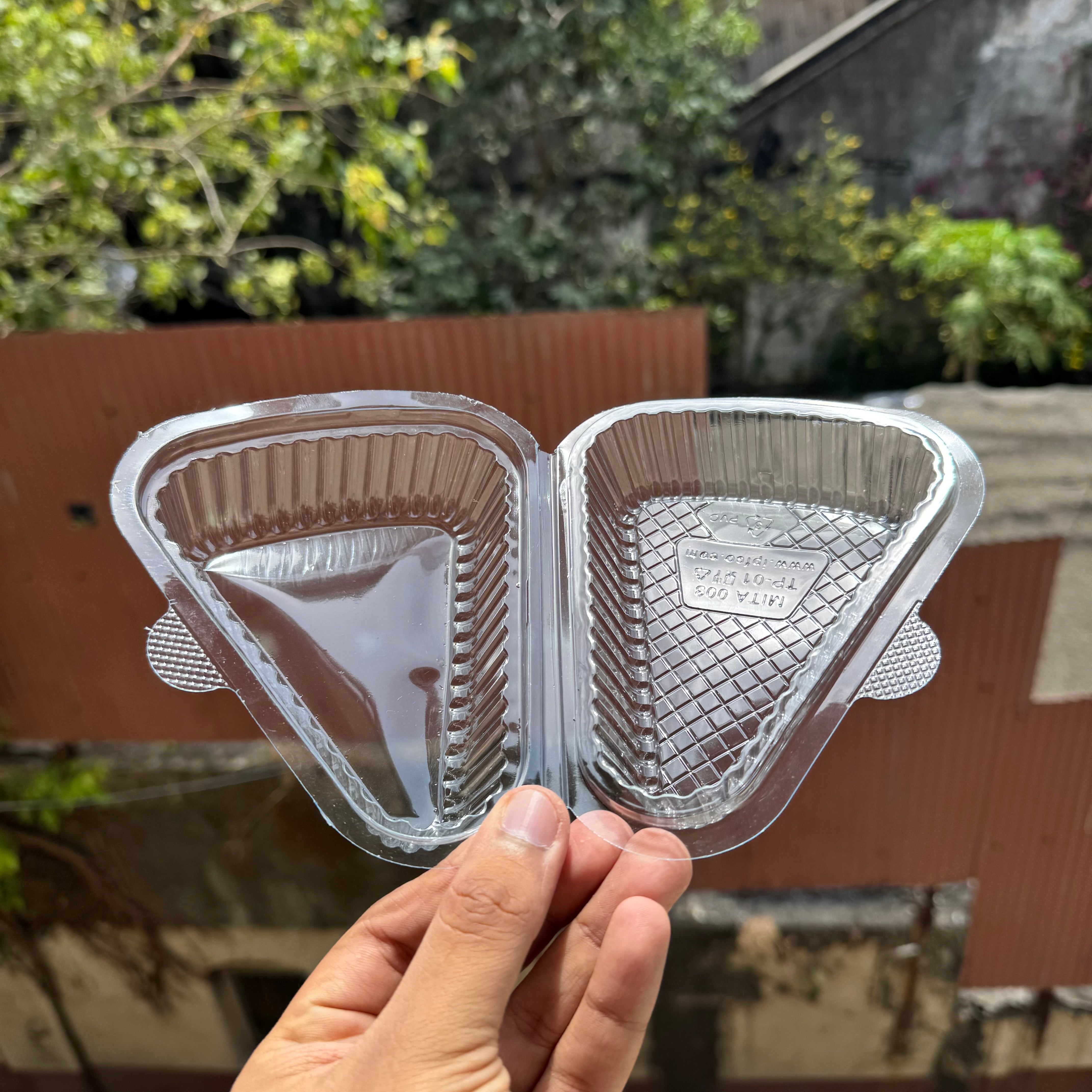 Single Pastry Pvc Box 10 Pc