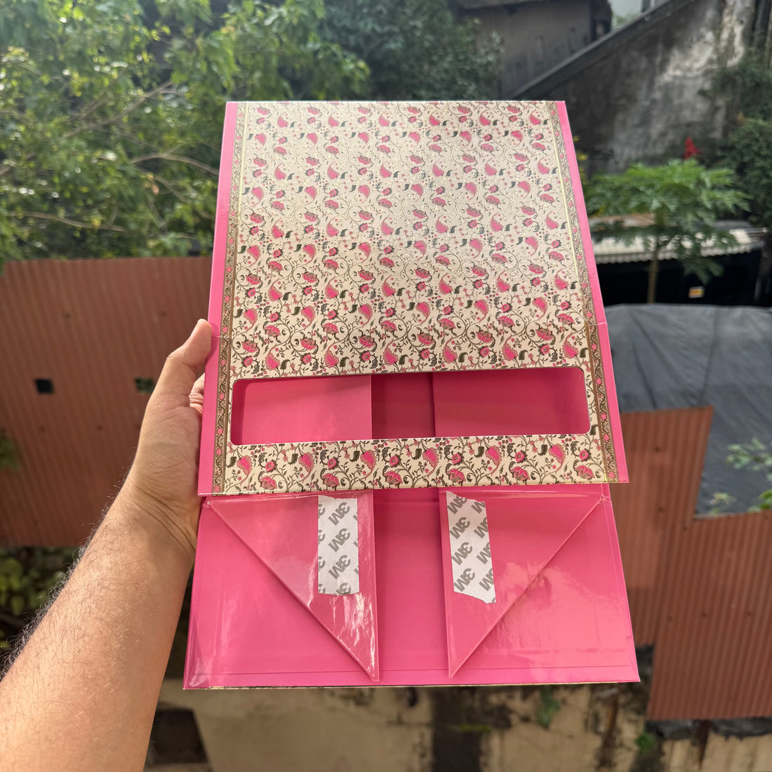 Sitara Trunk Collapsible Hamper Box 1pc | Rani