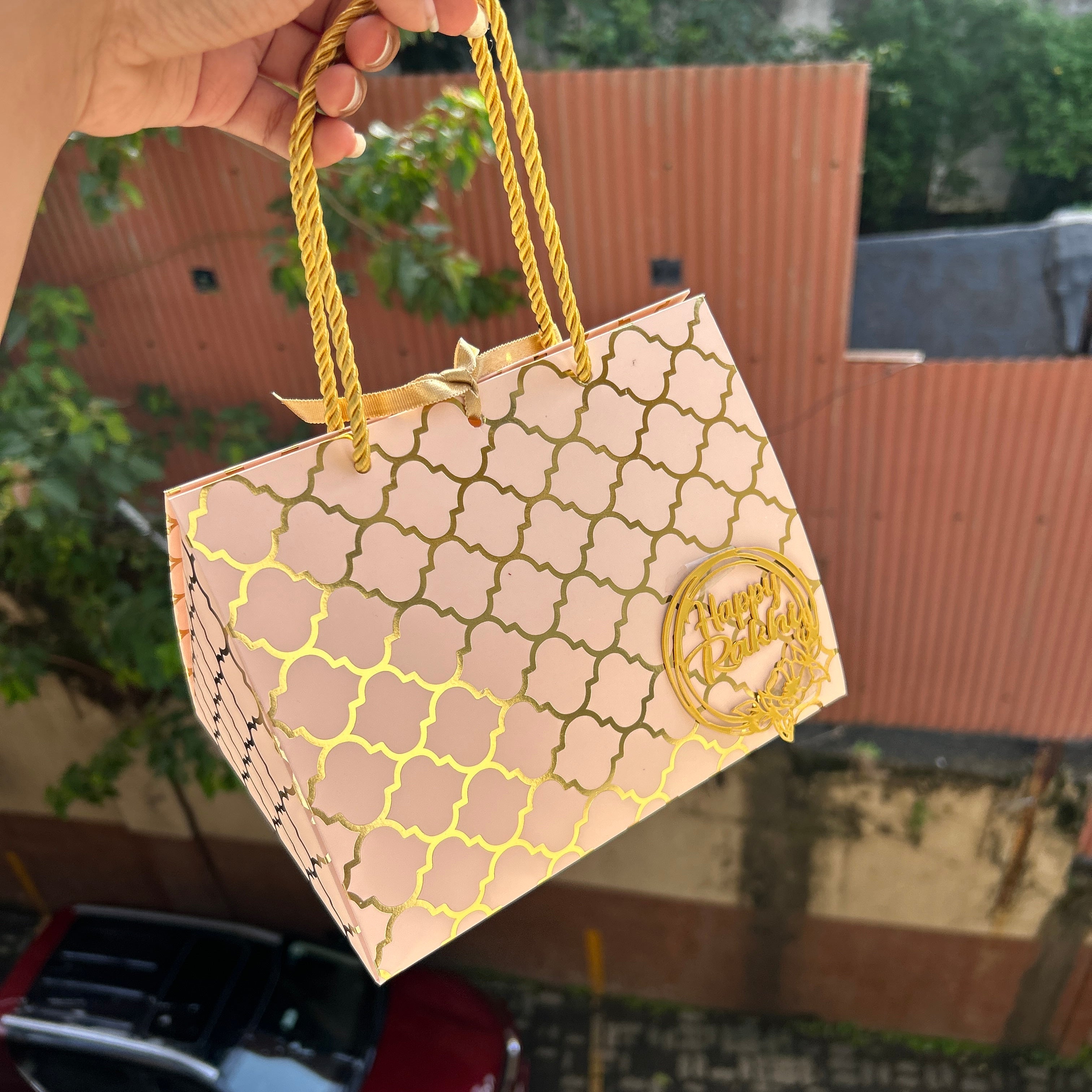 Diwali Pastel Triangle Bag