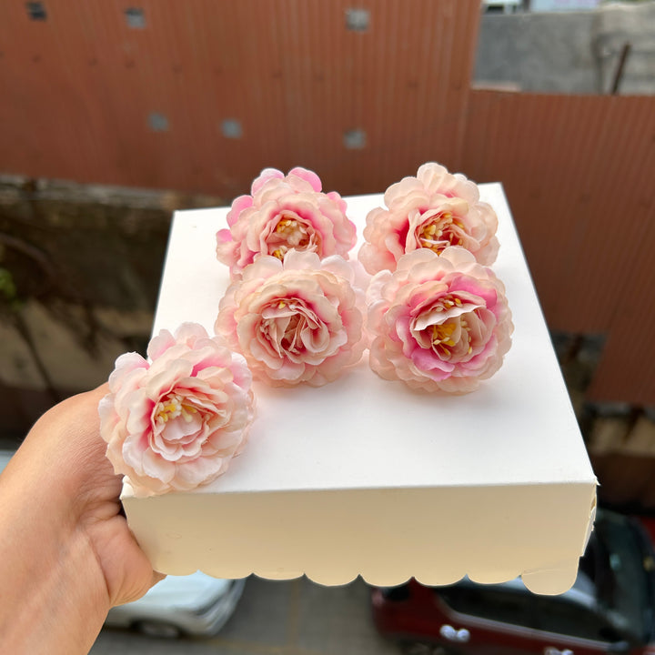 Layered Peony Artificial Flower (5pc)