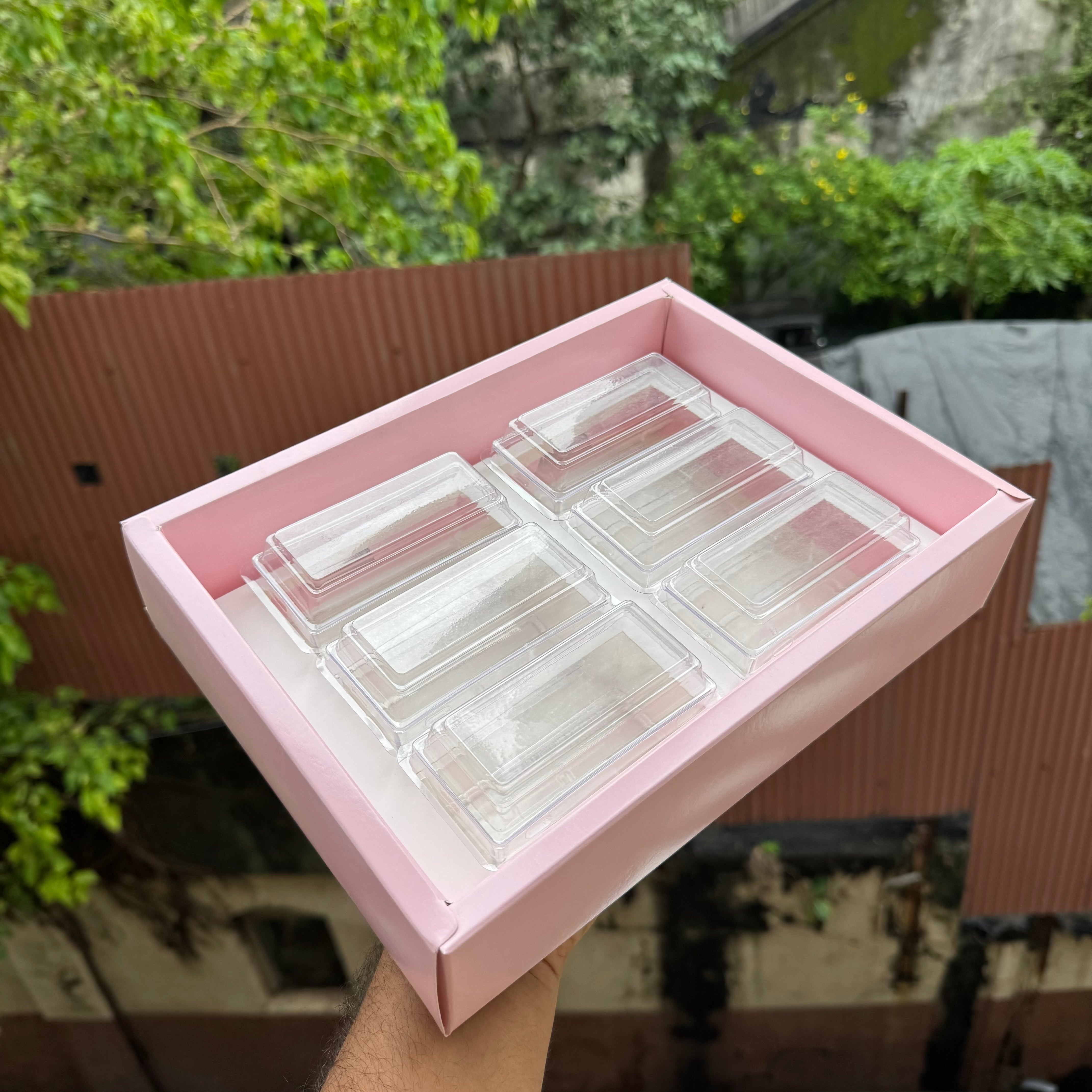 Trending Rectangle Mousse Cup Box (10pc)