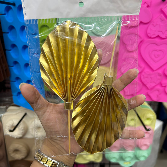 Gold Paper Palm Leaf