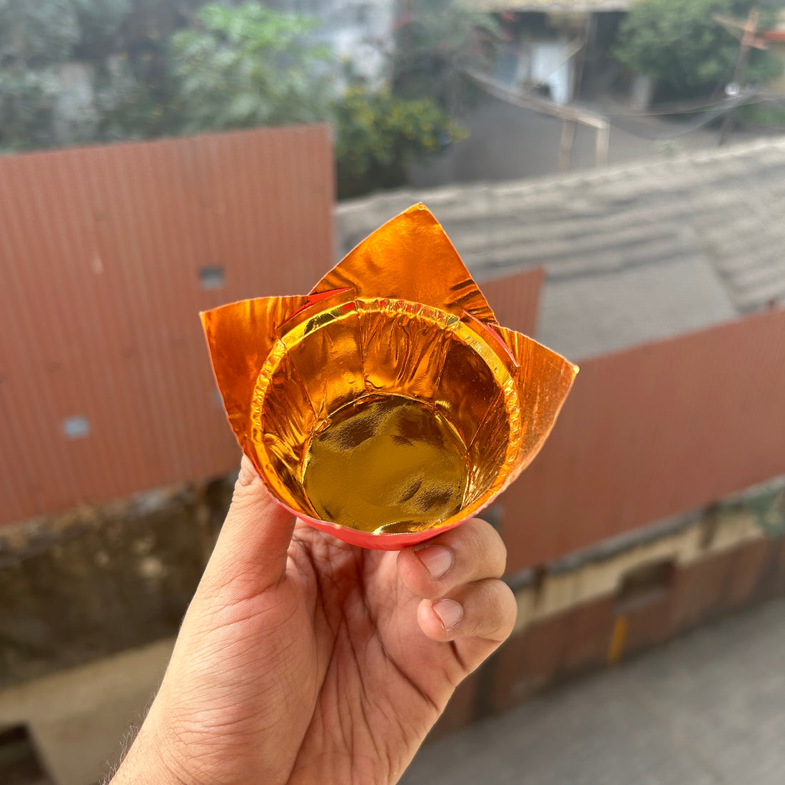 Brown Tulip Liner Metallic 50pcs Pack