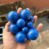 Dark Blue Pastel Faux Ball Buy10 Get2 Free