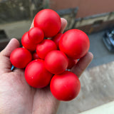 Red Pastel Faux Ball Buy10 Get2 Free