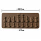 6 Cavity Chess Chocolate Mould