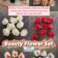 Medium Rose Artificial Flower - 4 Pc Pack