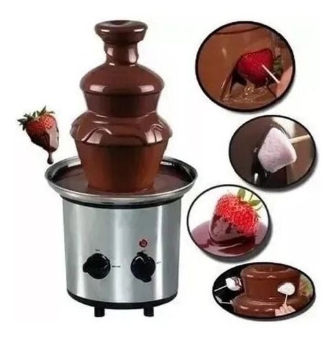 3 Tier Chocolate Fountain - Stainless Steel Machine - Fountain for Parties