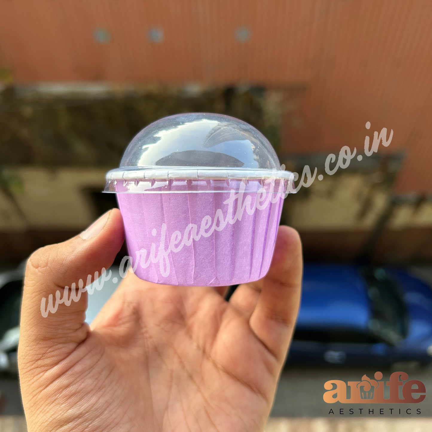 Pastel Lilac Cupcake Liner Ready To Bake And Serve 50pcs Pack