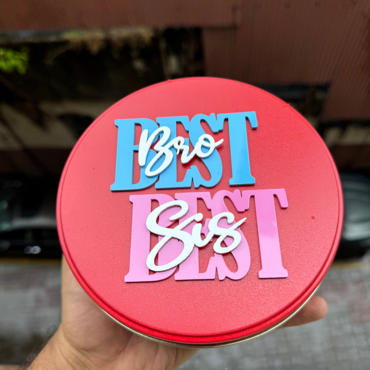 Best Bro Double Acrylic Charm 1pc - Arife.Aesthetics