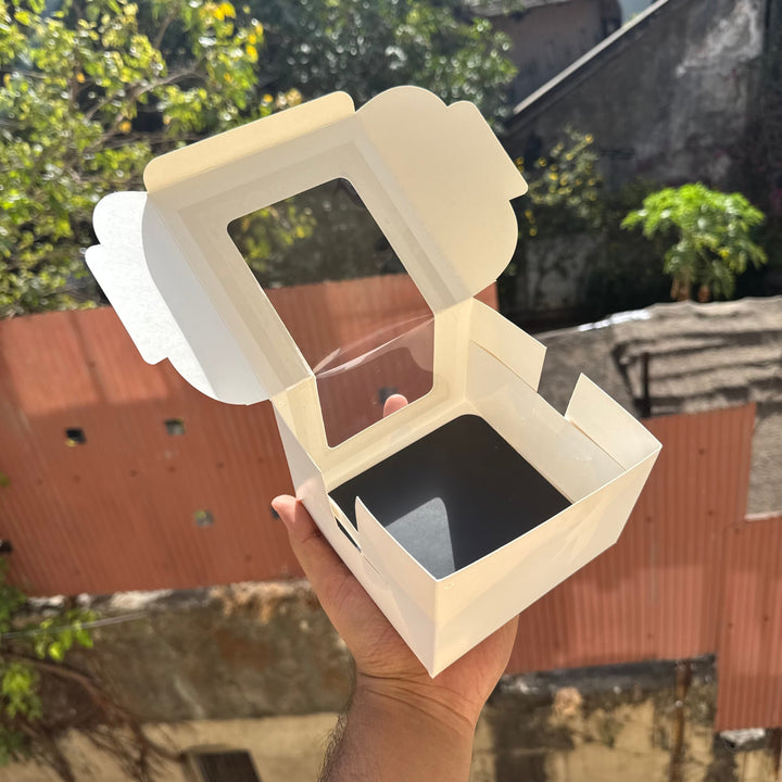 Cake Box With Reversible Base (10pc) - Arife.Aesthetics