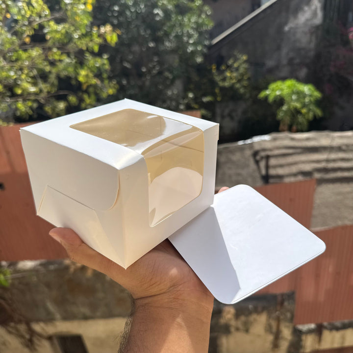 Cake Box With Reversible Base (10pc) - Arife.Aesthetics