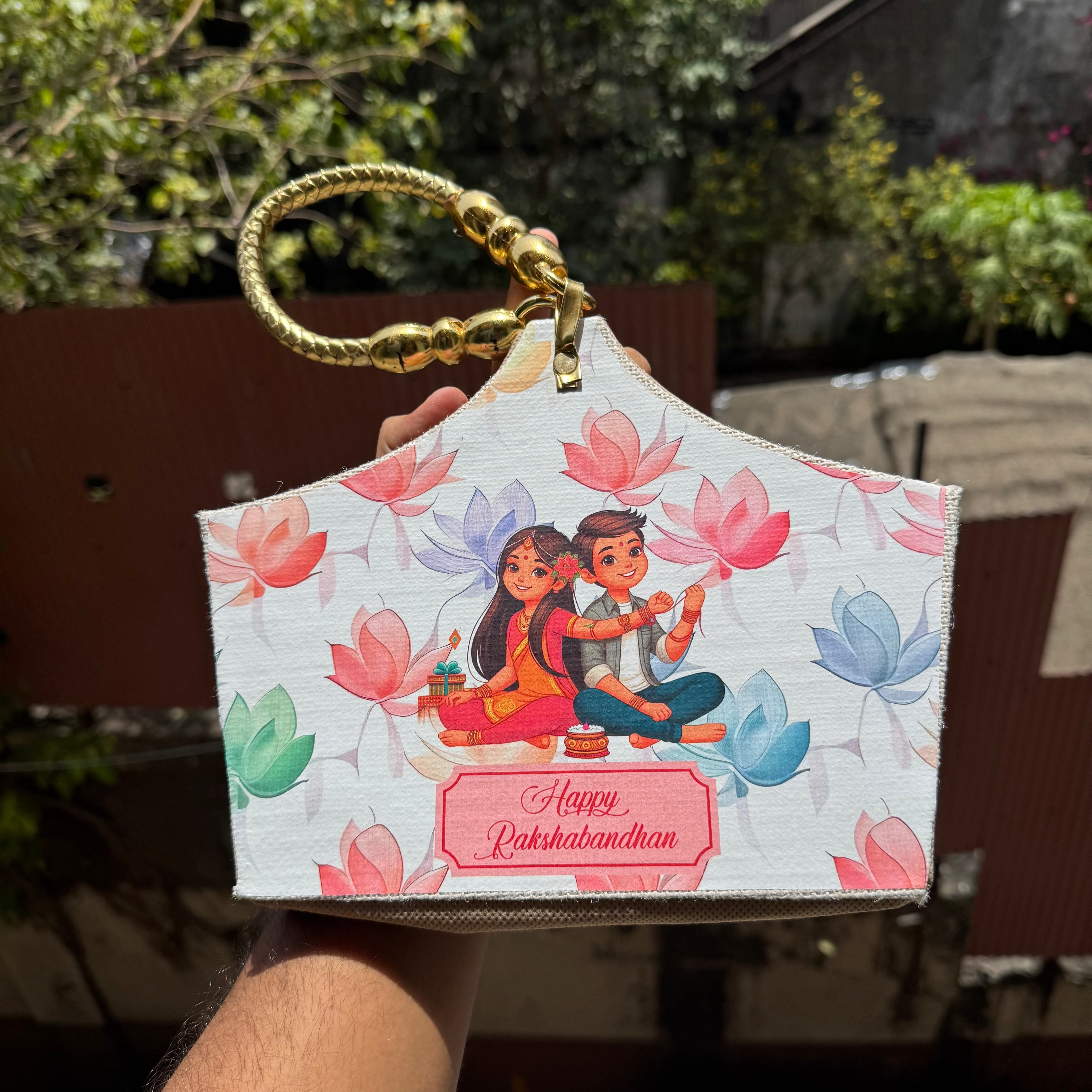 Collapsible Rakhi Basket For Hampers 1pc - Arife.Aesthetics