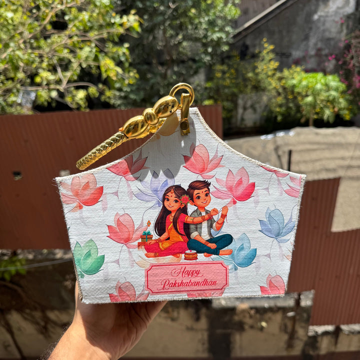 Collapsible Rakhi Basket For Hampers 1pc - Arife.Aesthetics