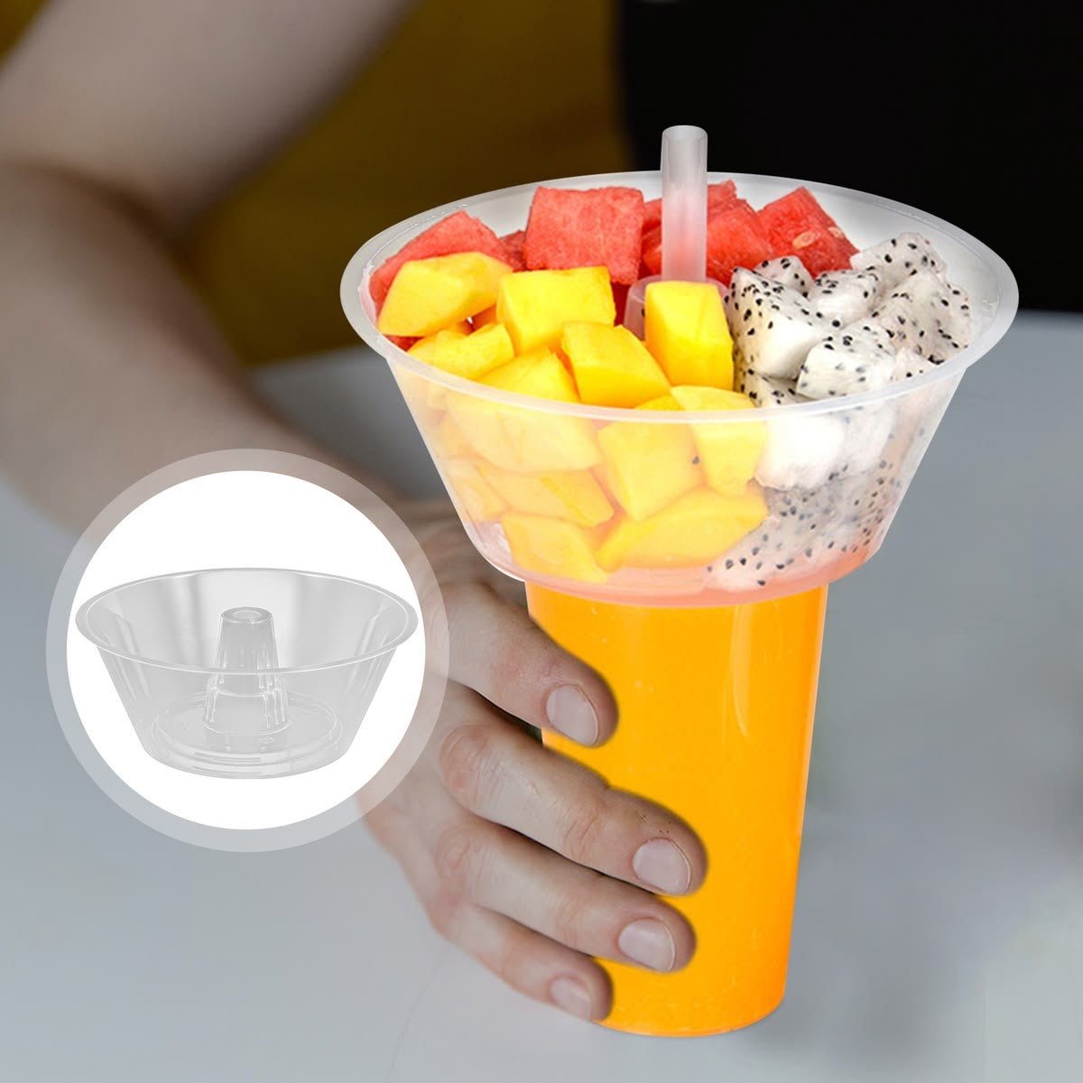 Combo Tumblr Pvc Glass (10pc) 350ml - Arife.Aesthetics