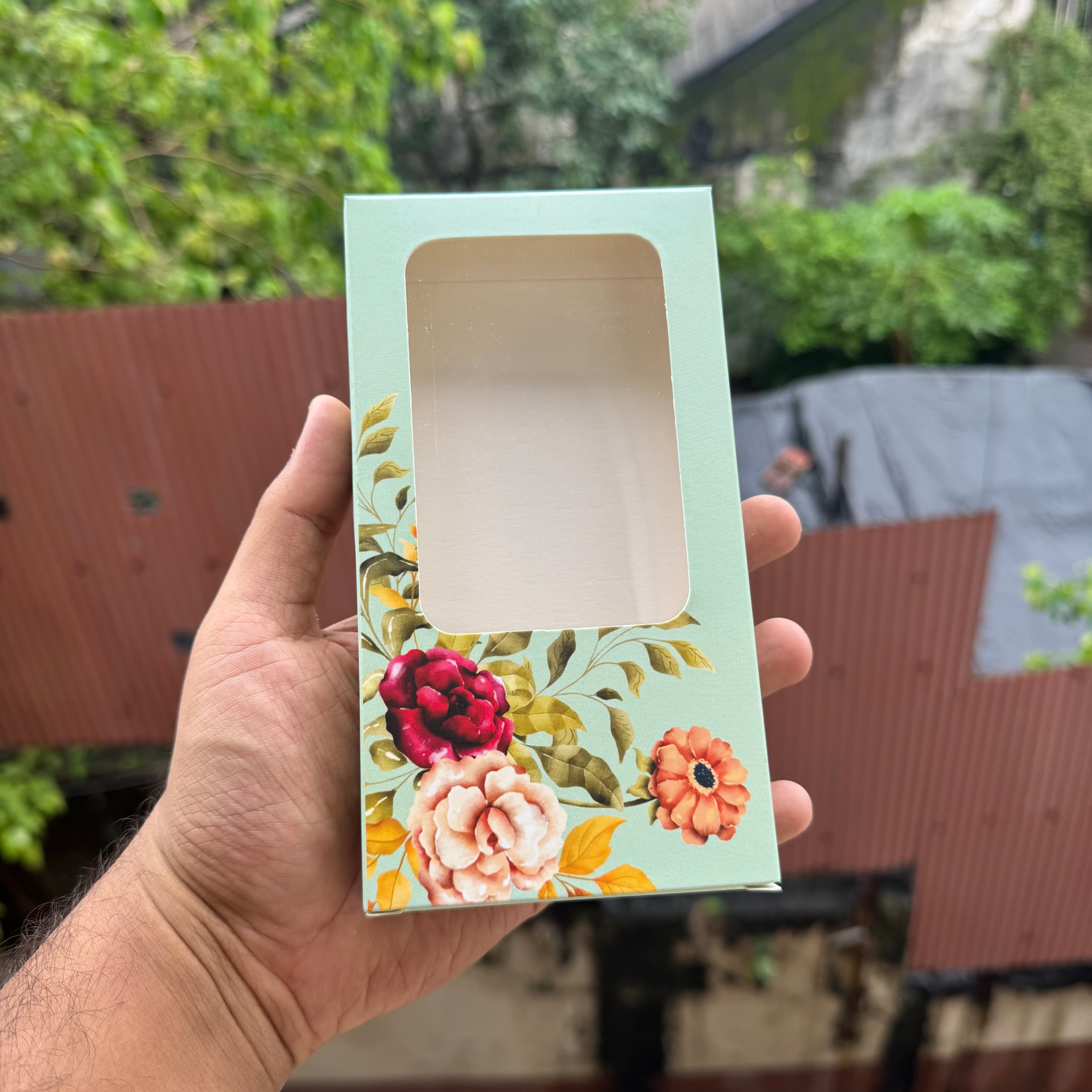 Festive Bar Box (10pc) ~ Green Floral - Arife.Aesthetics