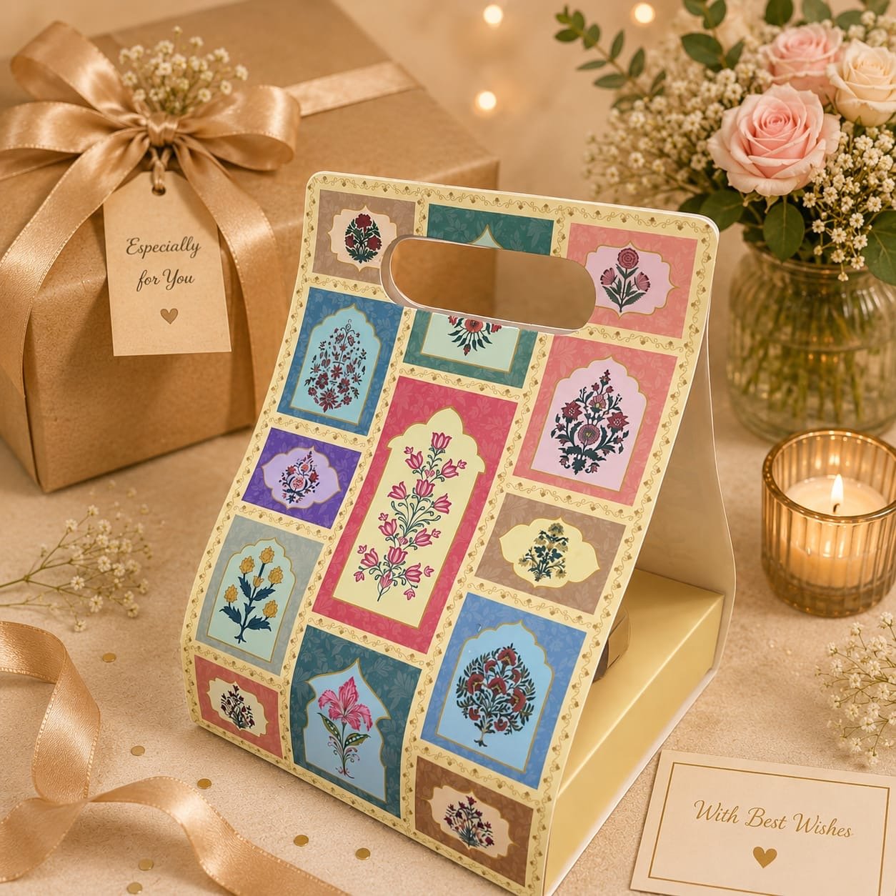 Festive Dream Tin Holder Premium Quality 1pc - Arife.Aesthetics