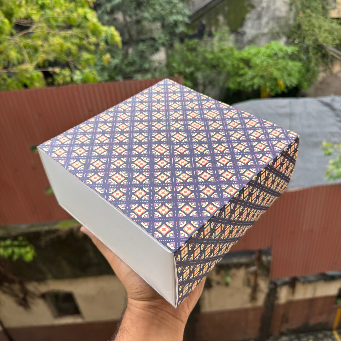 Festive Slider Box 7x7x3.5inch (10pc) - Arife.Aesthetics