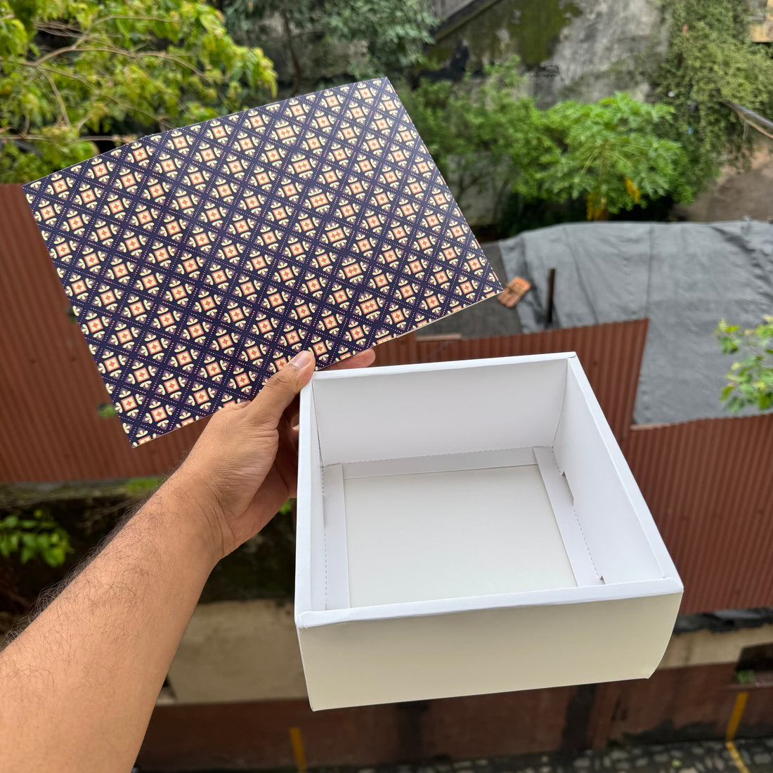 Festive Slider Box 7x7x3.5inch (10pc) - Arife.Aesthetics