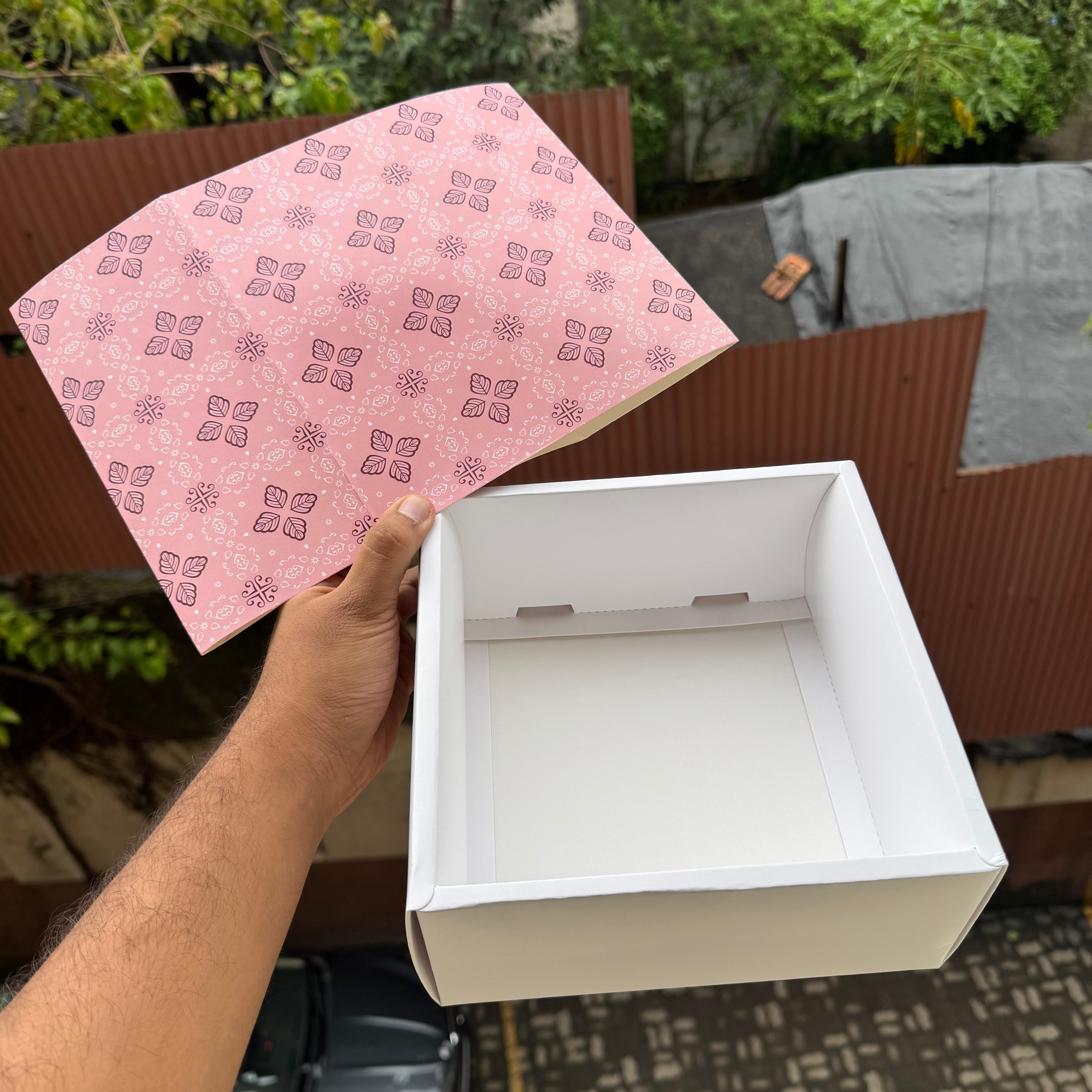 Festive Slider Box 7x7x3.5inch (10pc) - Arife.Aesthetics