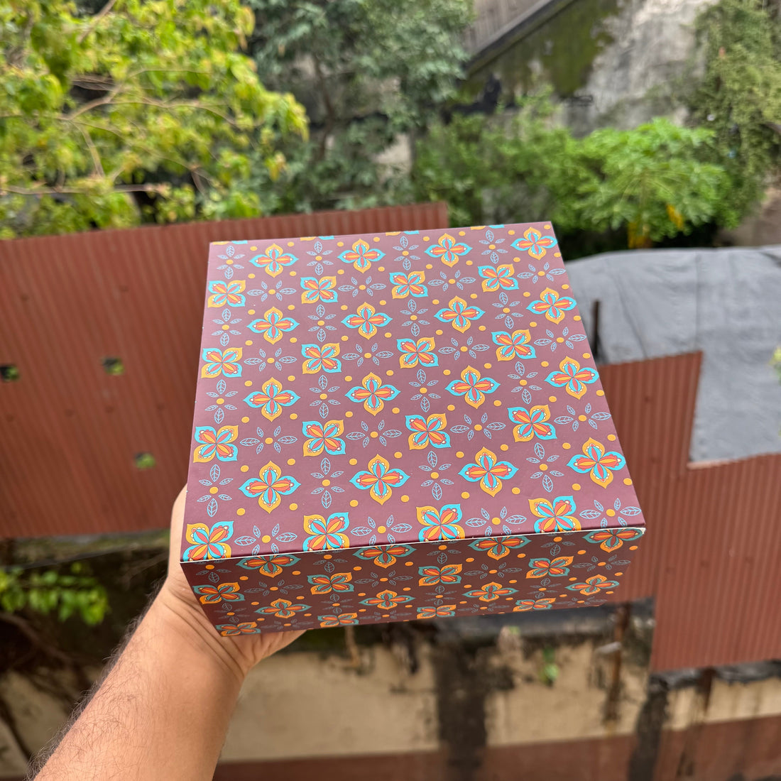 Festive Slider Box 7x7x3.5inch (10pc) - Arife.Aesthetics