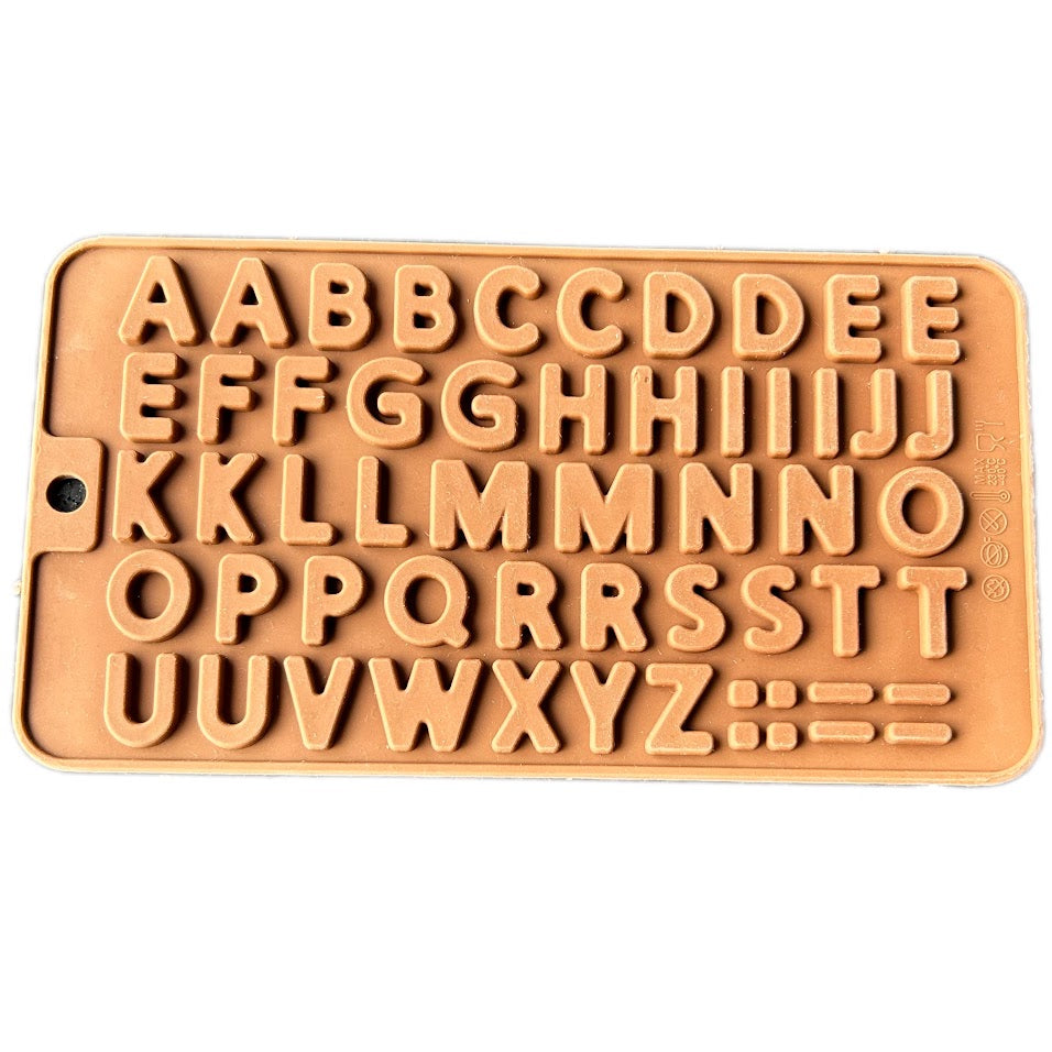 Alphabet Silicon Chocolate Mould