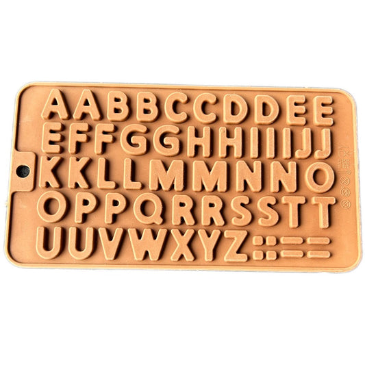 Alphabet Silicon Chocolate Mould