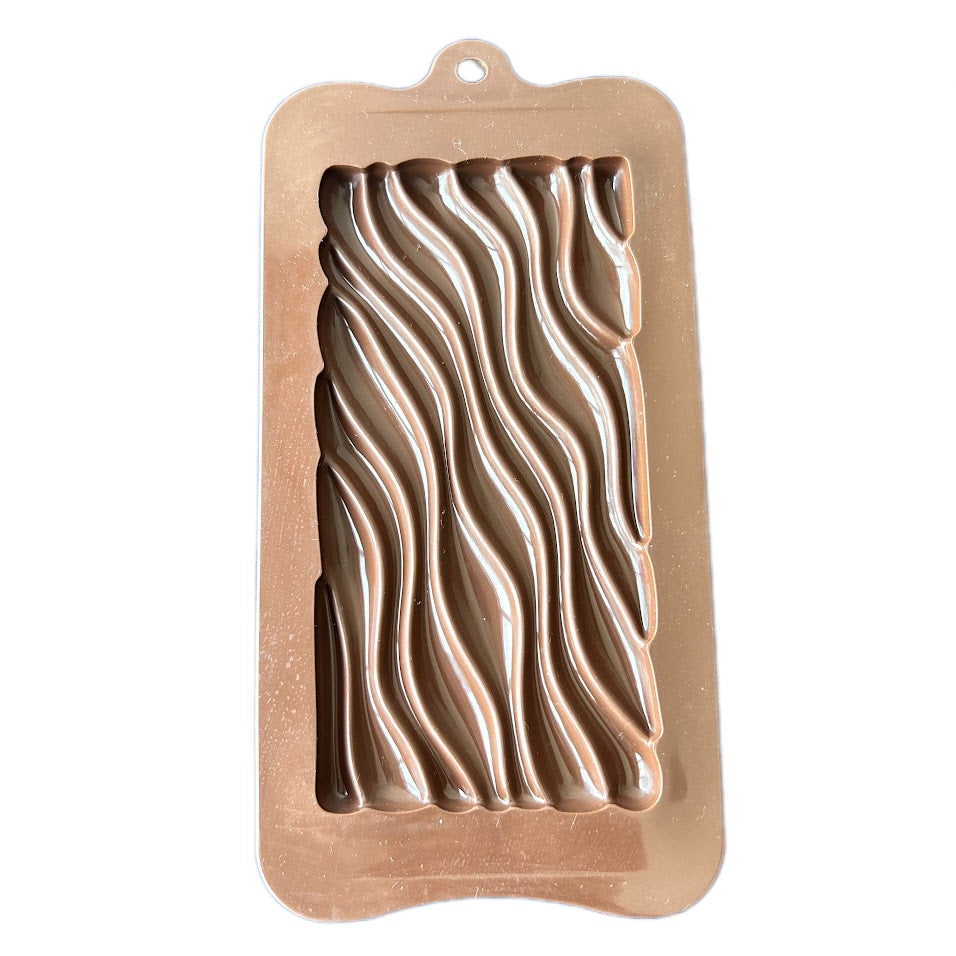 Wave Design Silicon Chocolate Bar Mould