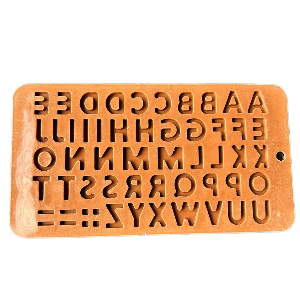 Alphabet Silicon Chocolate Mould