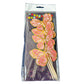 10 Pcs Peach Butterfly Paper Topper With Toothpick For Cake And Cupcake