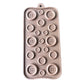 19 Cavity Buttons Shape Silicone Chocolate Mould