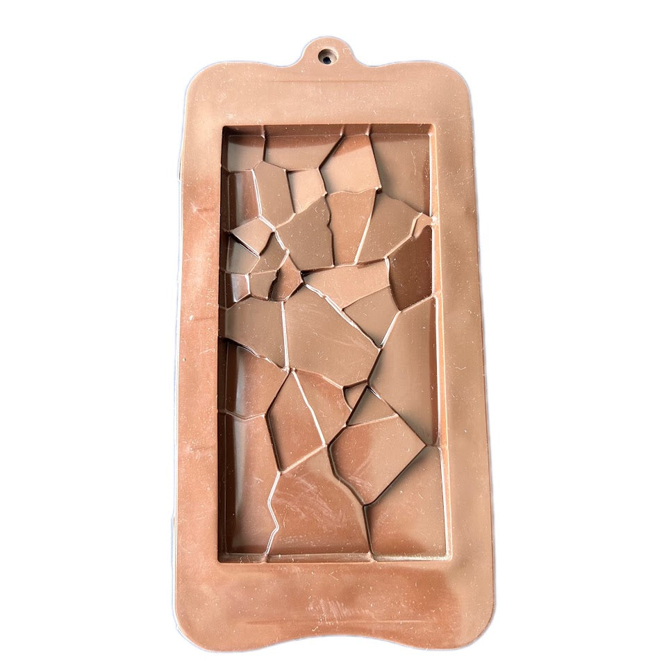 1 Cavity Break Apart Shape Chocolate Bar Silicone Chocolate Mould