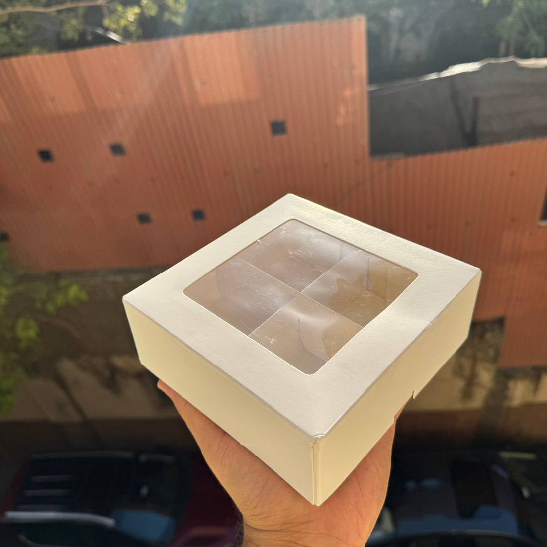 Pre Made 4 Brownie Partition Box (10pc) - Arife.Aesthetics