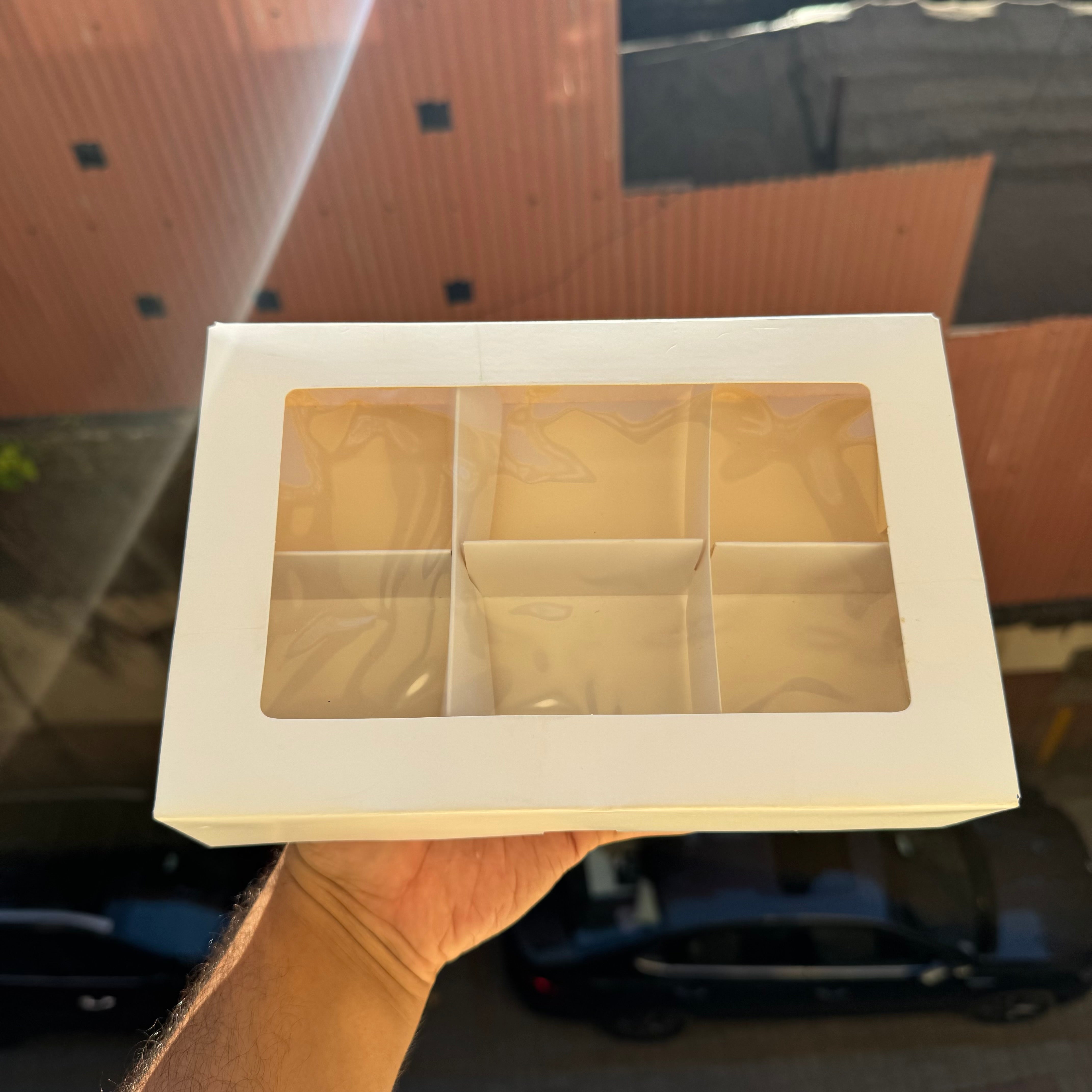 Pre Made 6 Brownie Partition Box (10pc) - Arife.Aesthetics