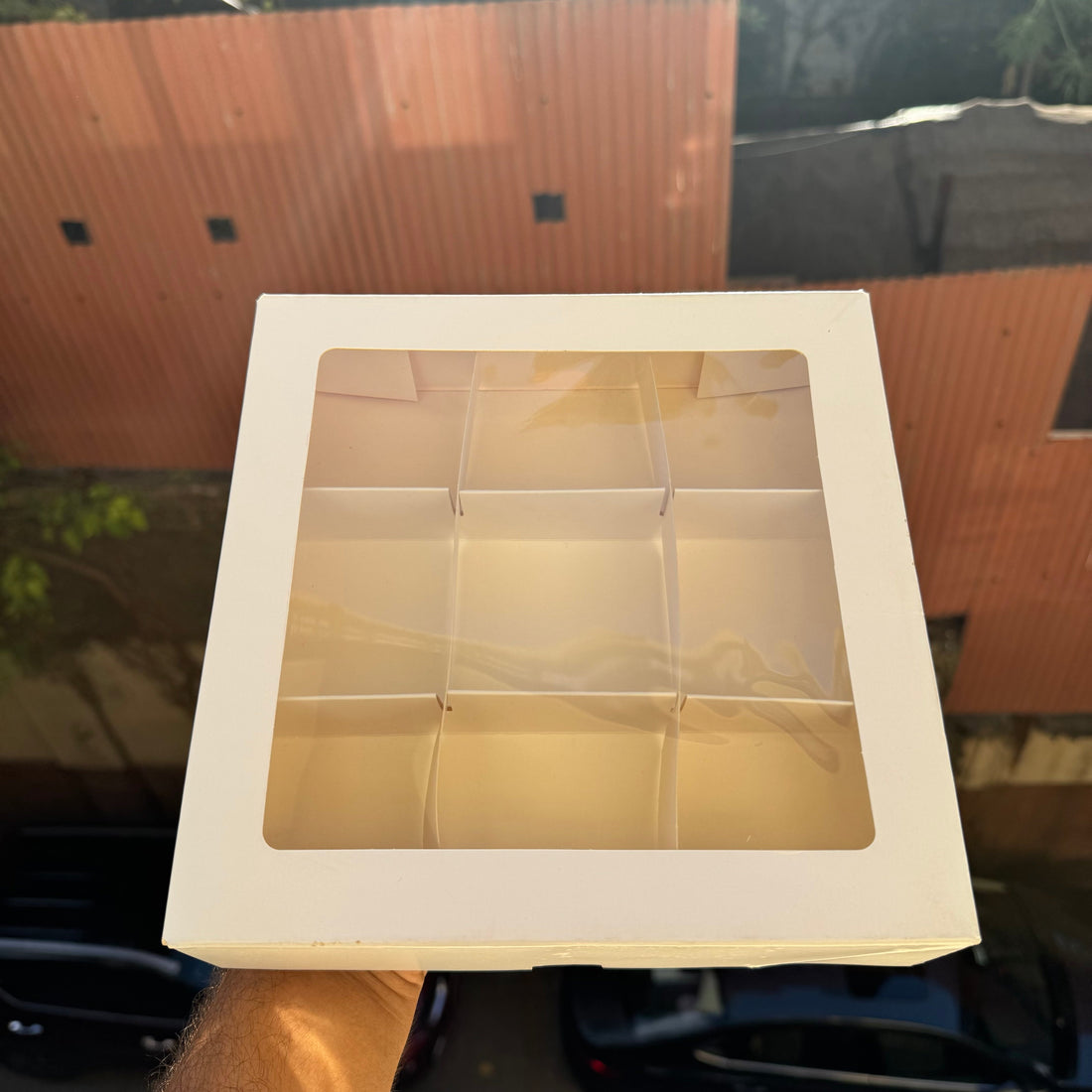 Pre Made 9 Brownie Partition Box (10pc) - Arife.Aesthetics