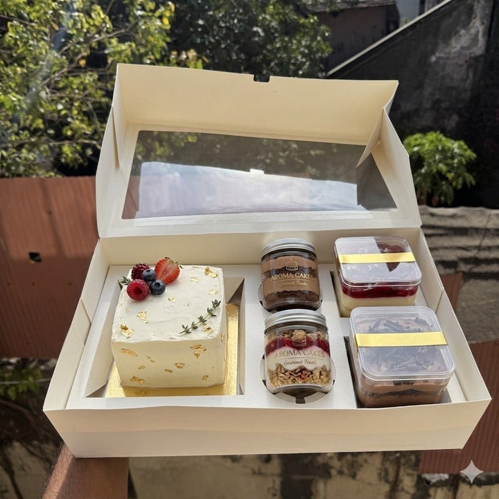 Pre made compartment hamper box (1pc) - Arife.Aesthetics