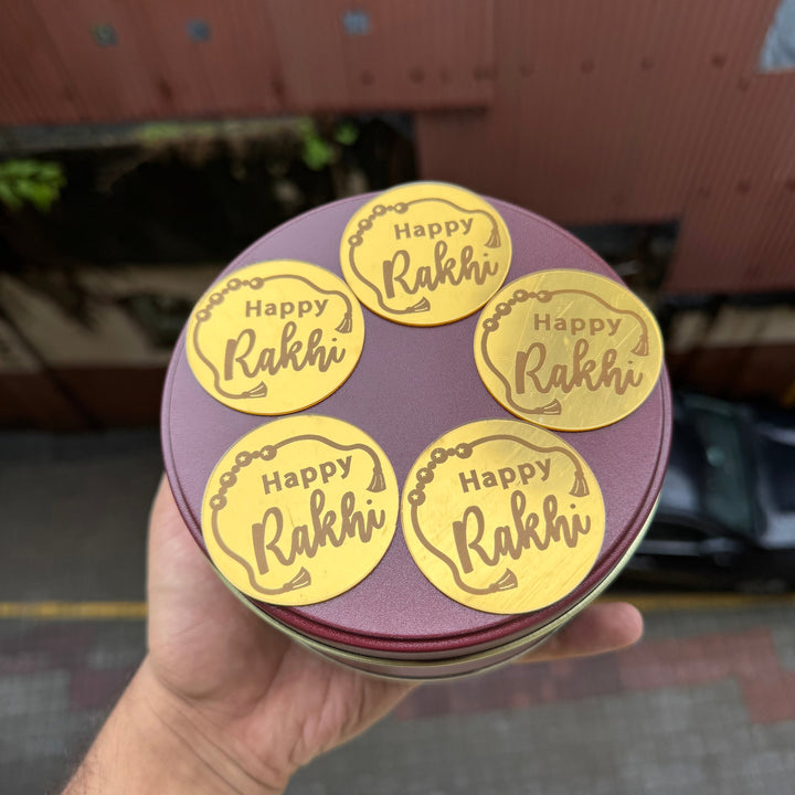 Rakhi Acrylic Coin ( 5 pc ) - Arife.Aesthetics