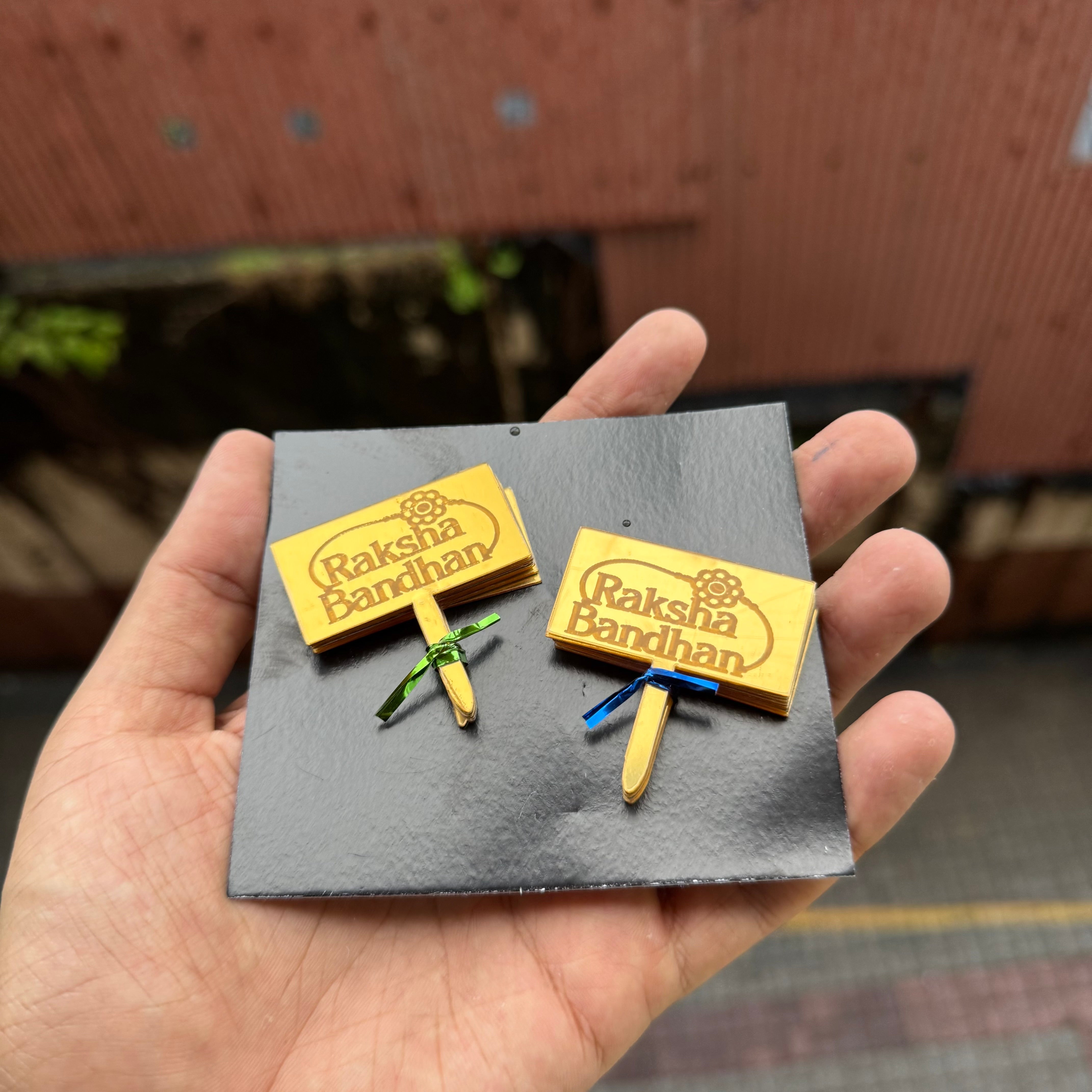 Rakhi Acrylic Tag (20 pc) - Arife.Aesthetics