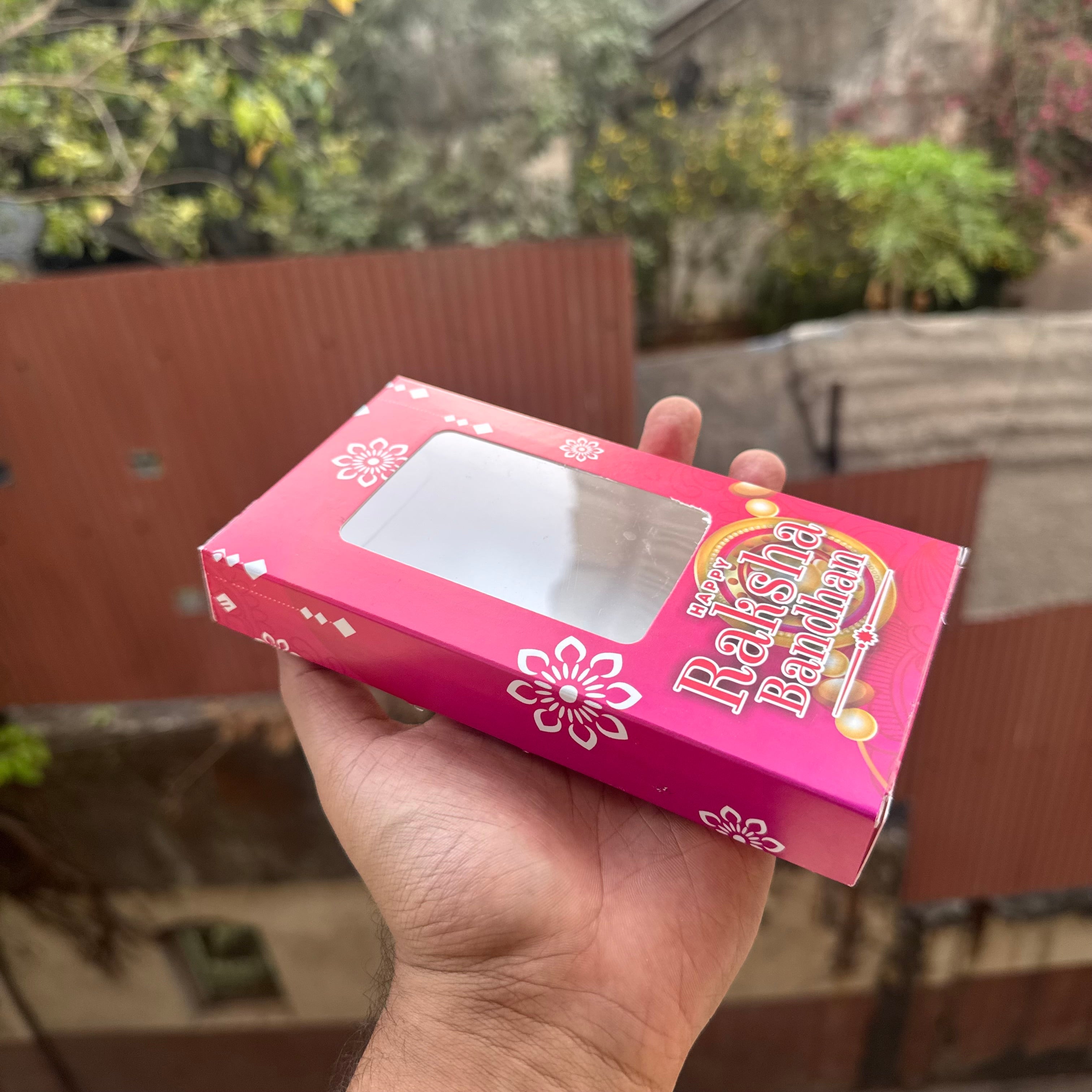 Rakhi Bar Box | Kunafa Bar | Mini Hamper - Arife.Aesthetics