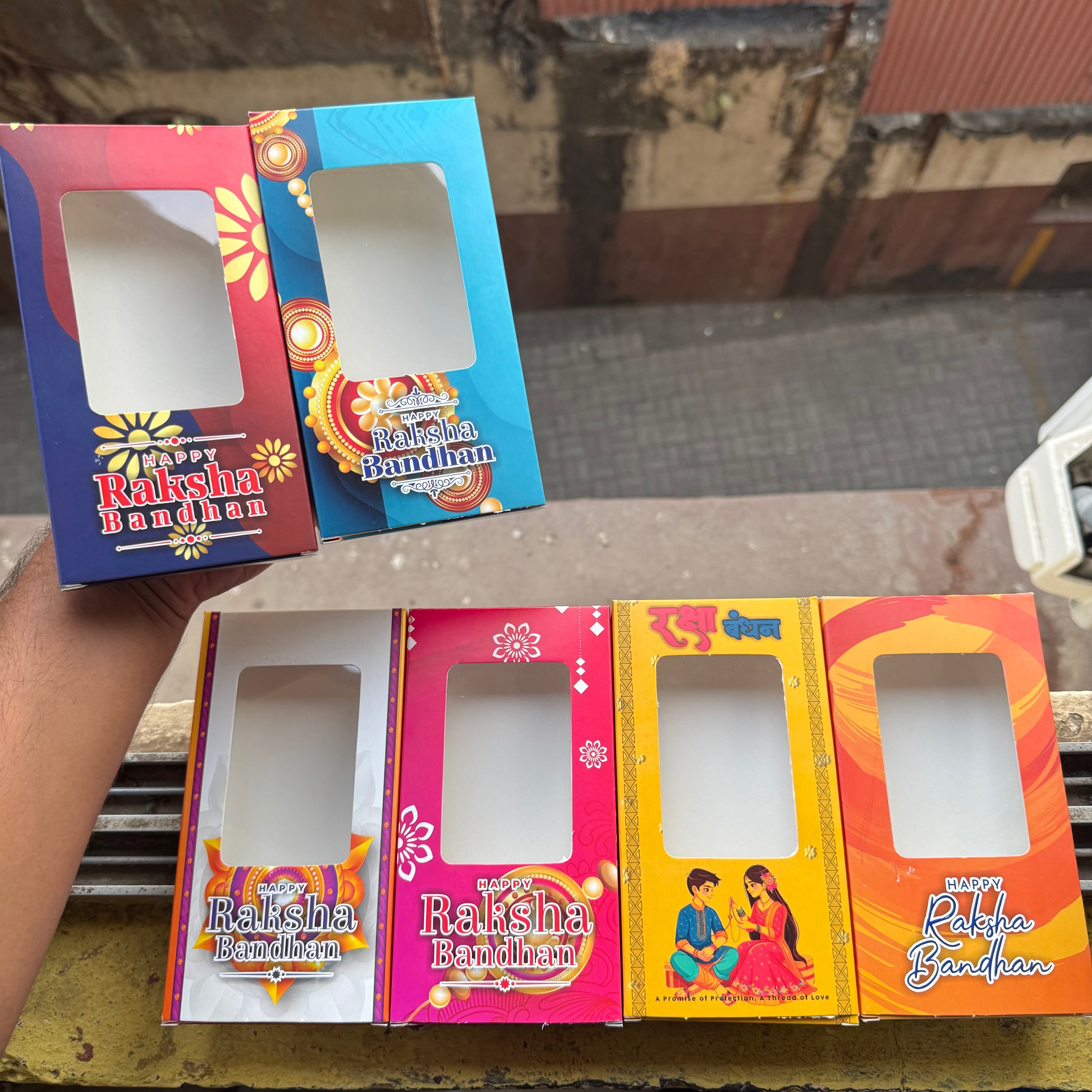 Rakhi Bar Box | Kunafa Bar | Mini Hamper - Arife.Aesthetics