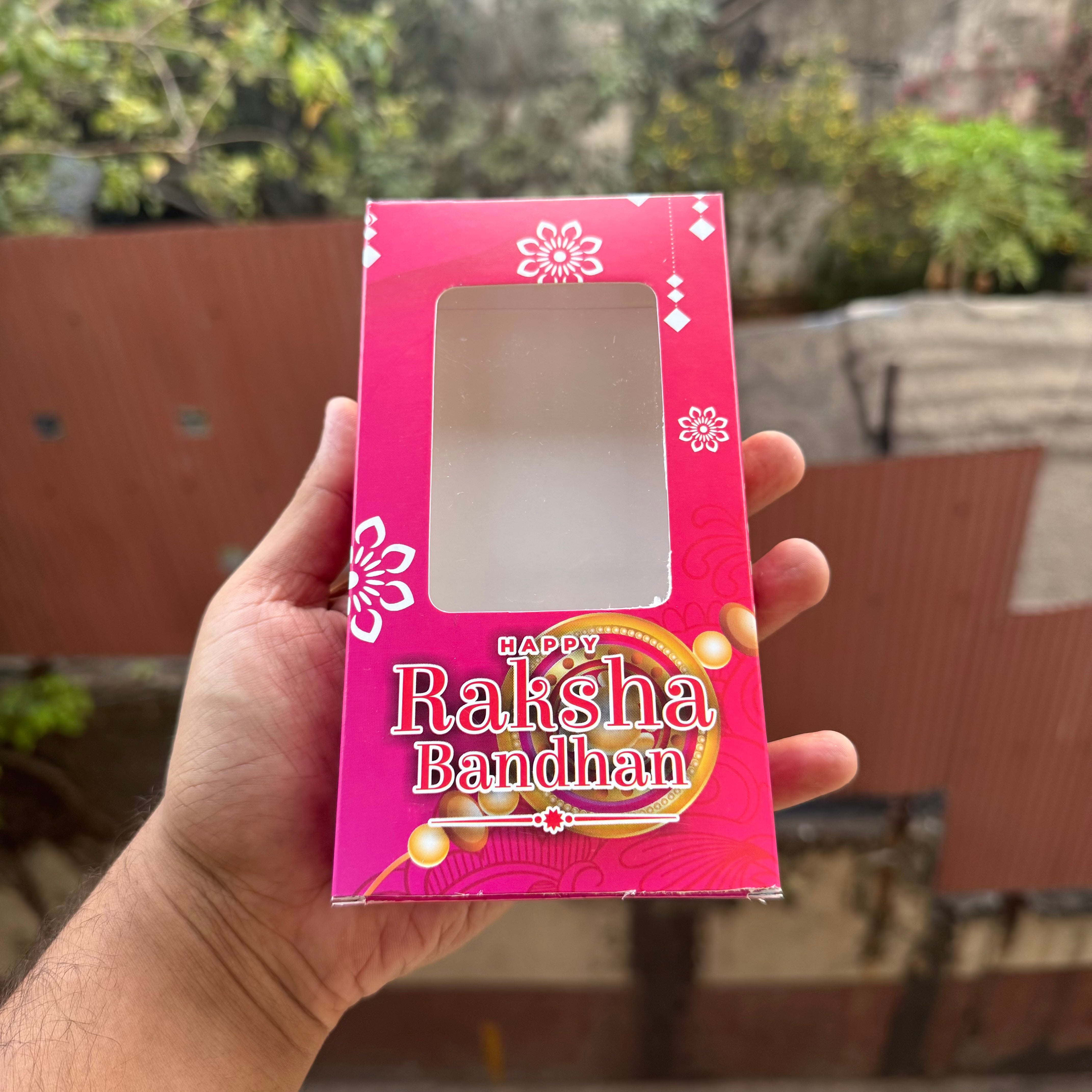 Rakhi Bar Box | Kunafa Bar | Mini Hamper - Arife.Aesthetics