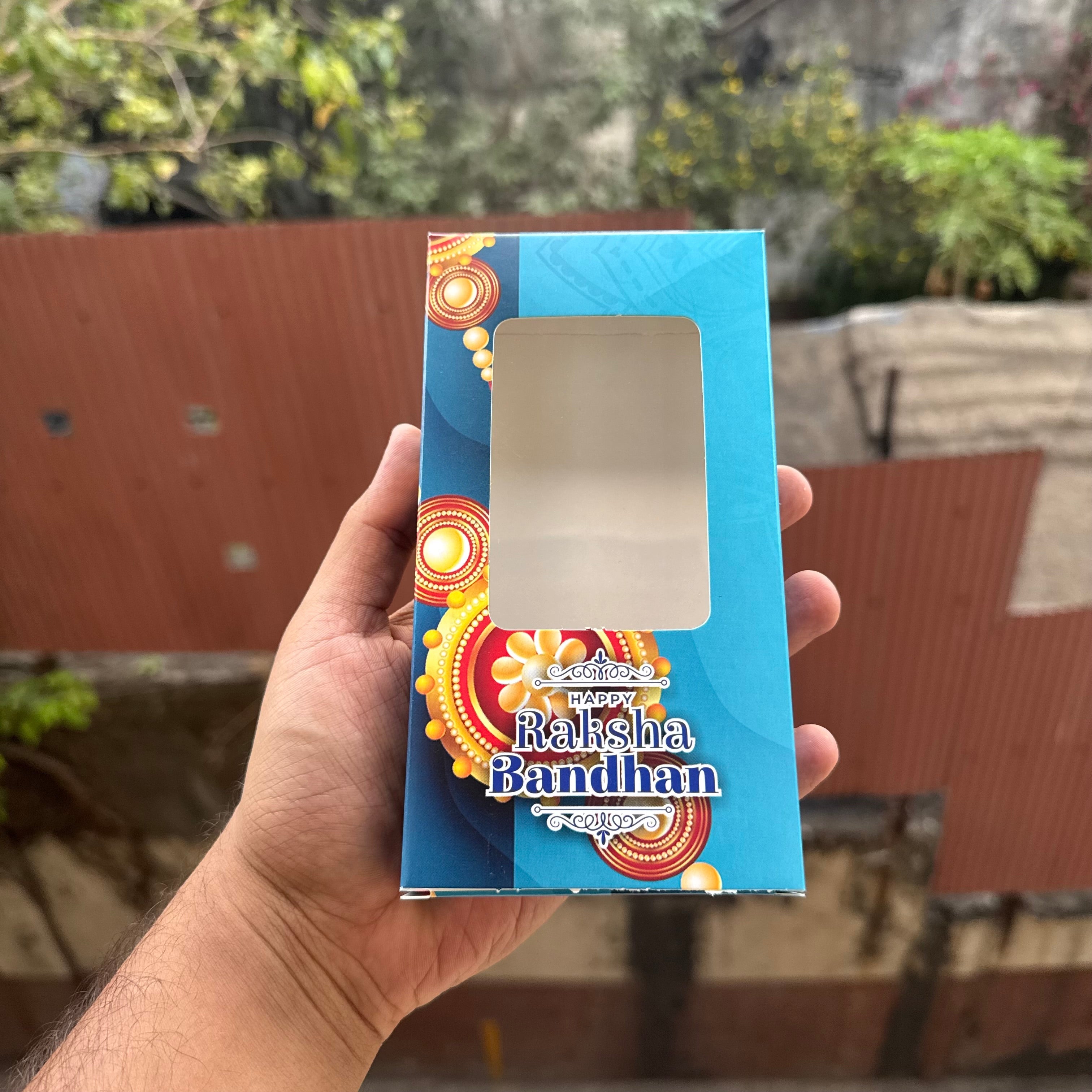 Rakhi Bar Box | Kunafa Bar | Mini Hamper - Arife.Aesthetics