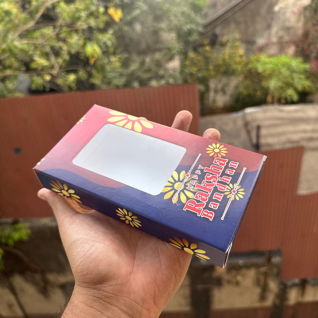 Rakhi Bar Box | Kunafa Bar | Mini Hamper - Arife.Aesthetics