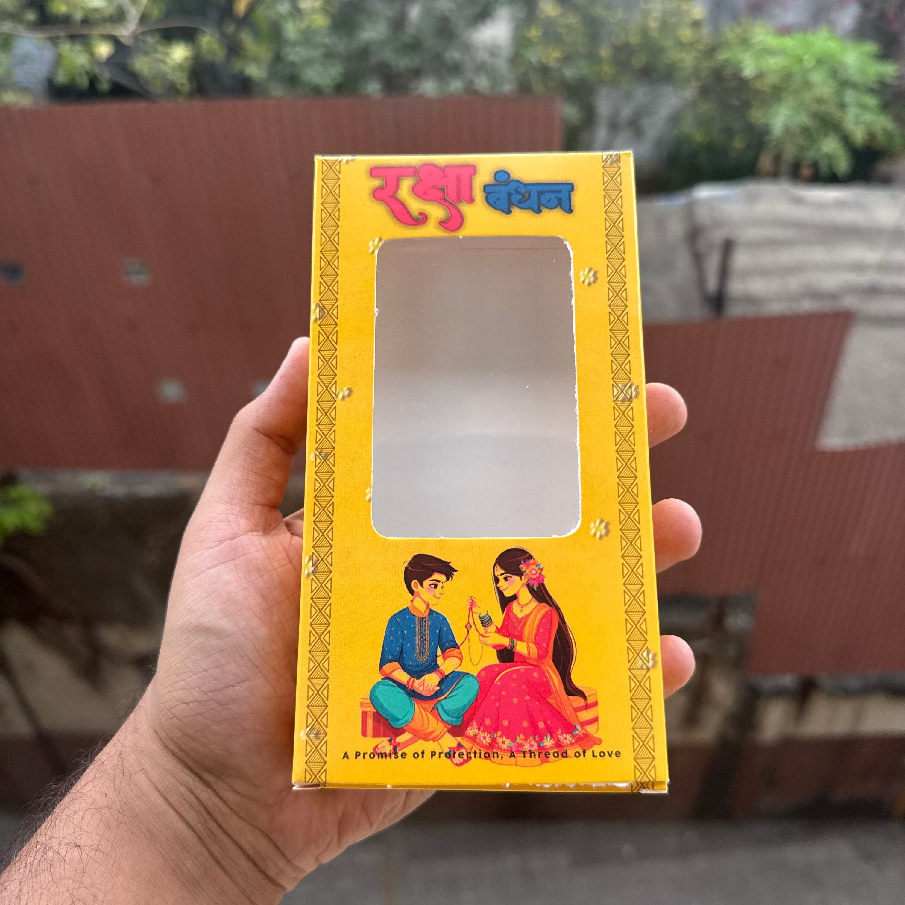 Rakhi Bar Box | Kunafa Bar | Mini Hamper - Arife.Aesthetics