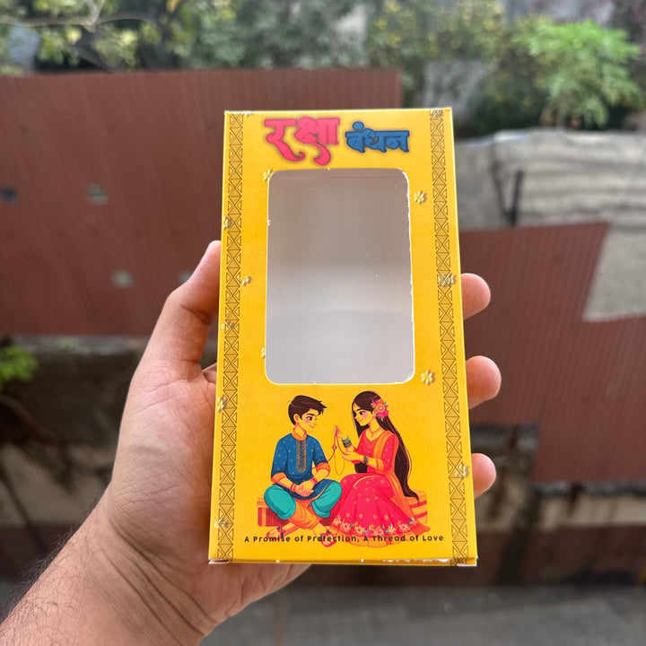 Rakhi Bar Box | Kunafa Bar | Mini Hamper - Arife.Aesthetics