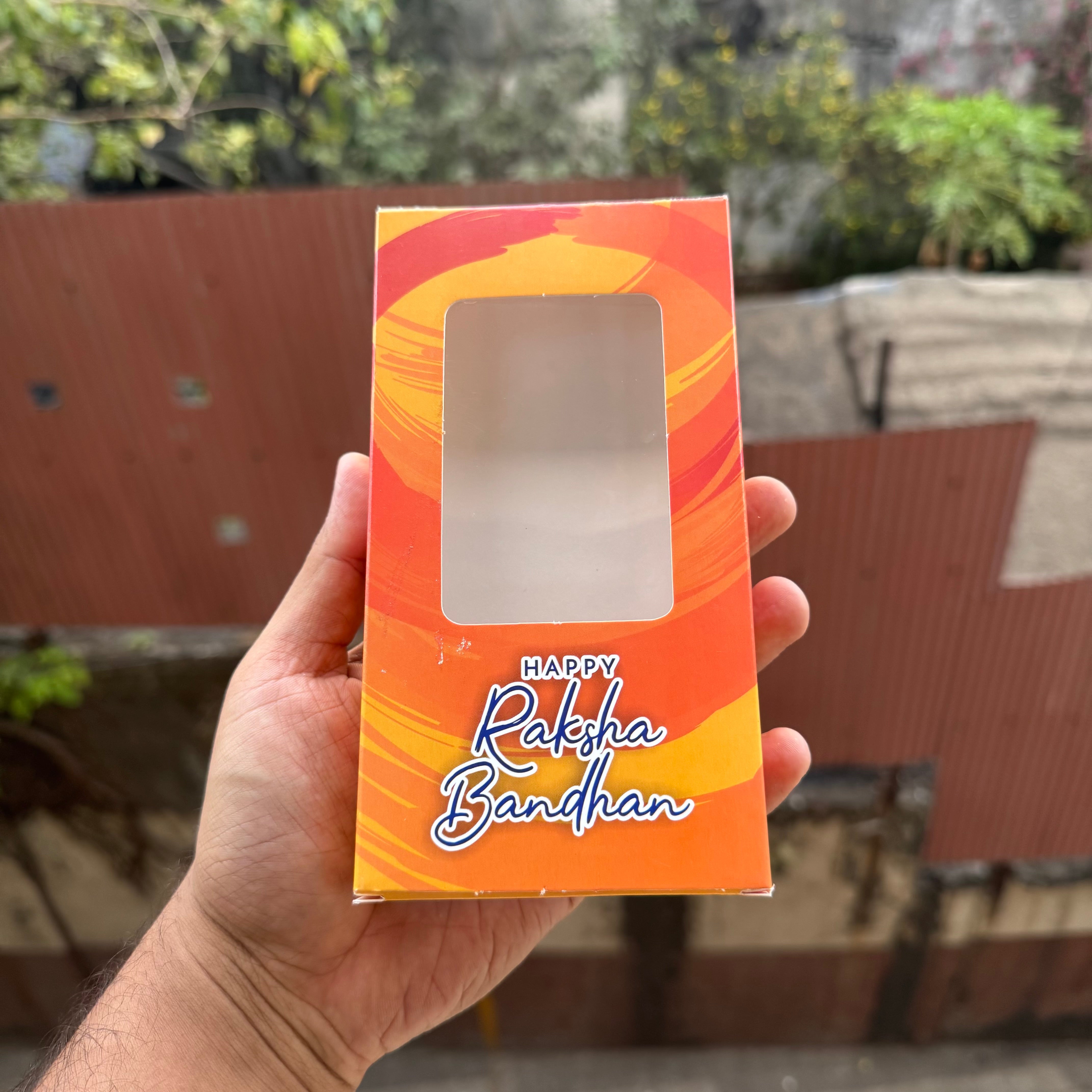 Rakhi Bar Box | Kunafa Bar | Mini Hamper - Arife.Aesthetics