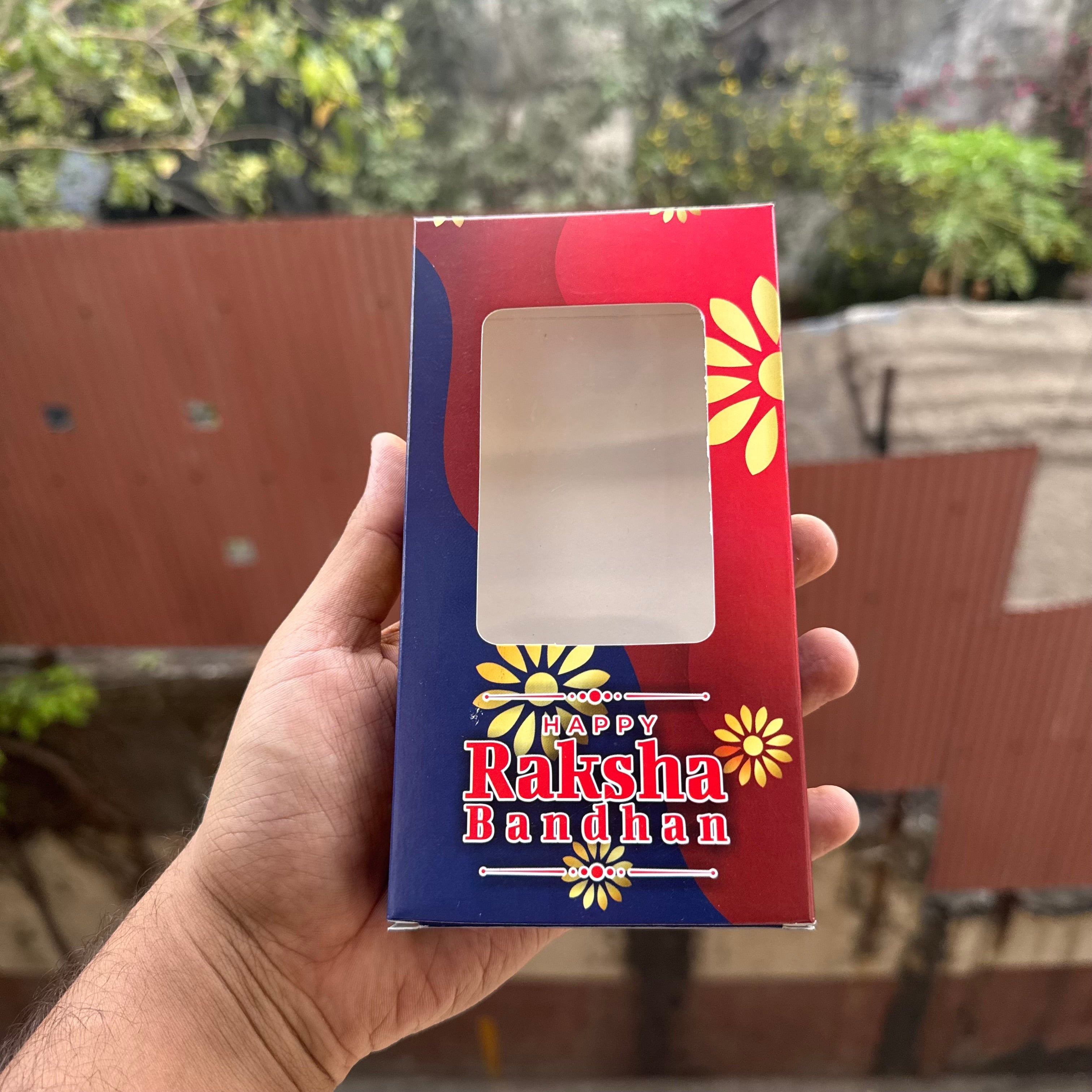 Rakhi Bar Box | Kunafa Bar | Mini Hamper - Arife.Aesthetics