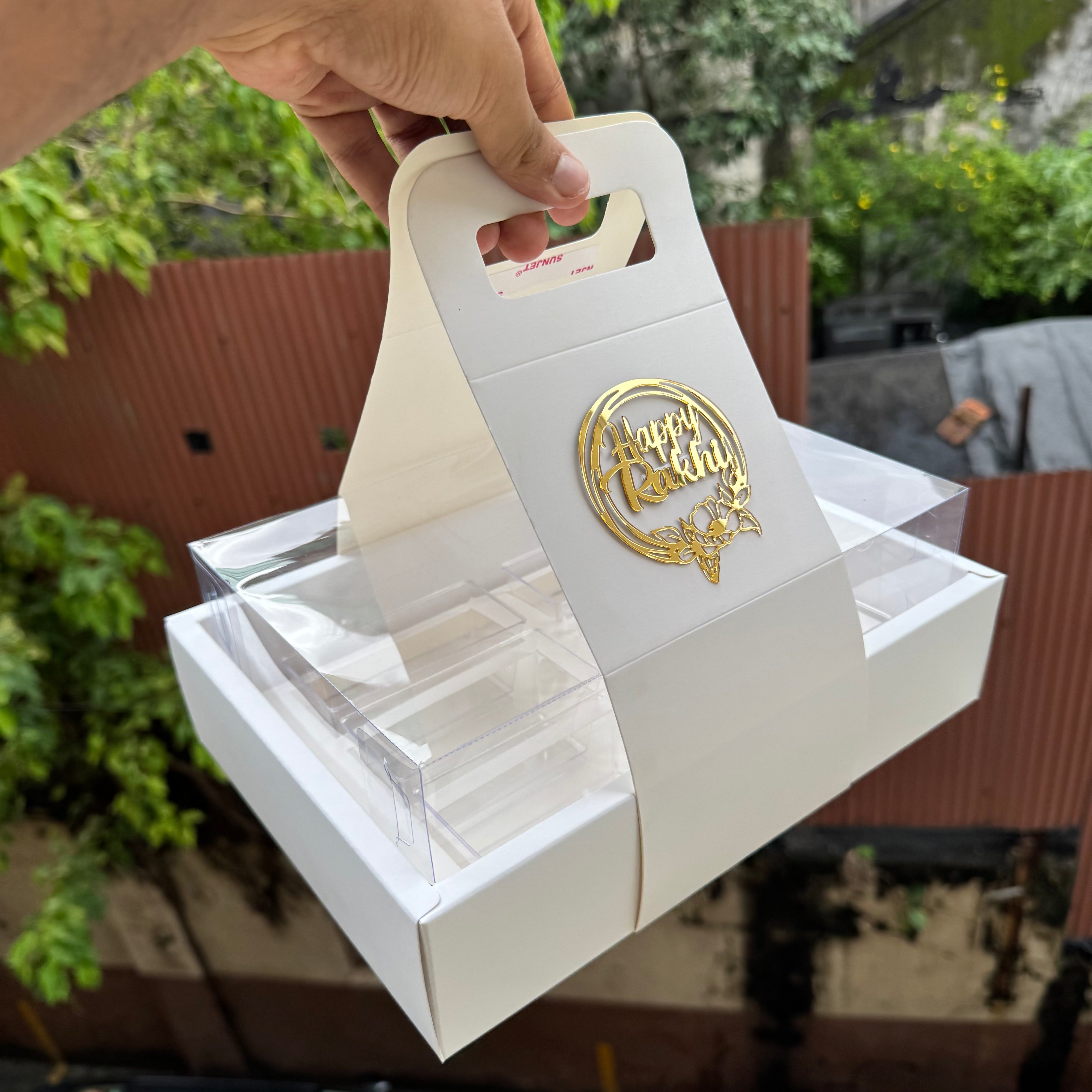 Rakhi Rectangle Mousse Cup Box (10pc) - Arife.Aesthetics