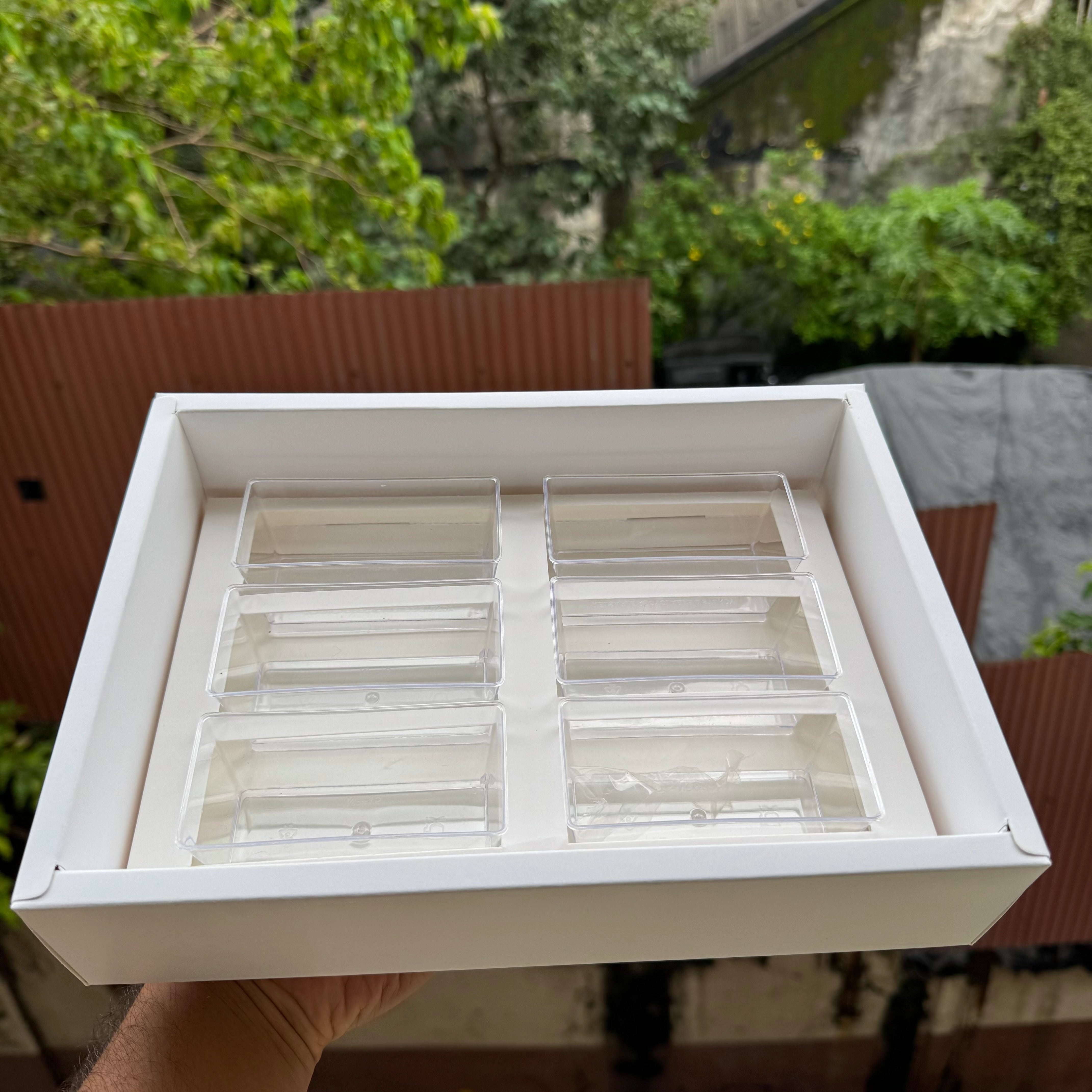 Rakhi Rectangle Mousse Cup Box (10pc) - Arife.Aesthetics