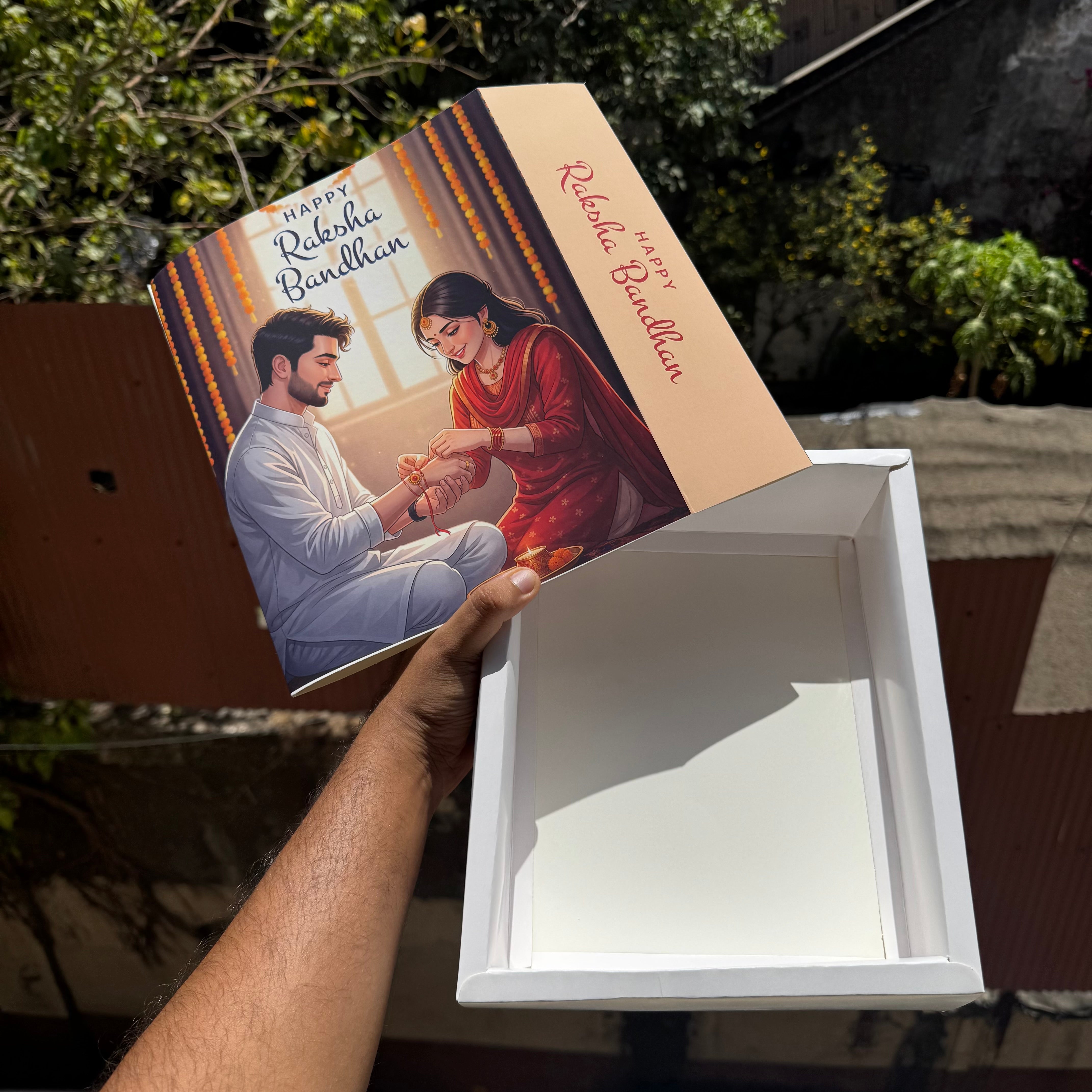 Rakhi Slider Hamper Box (10pc) - Arife.Aesthetics